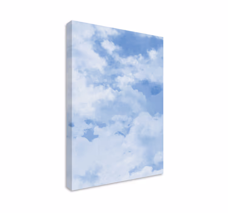 Quadro azul textura suave de céu azul - TenStickers