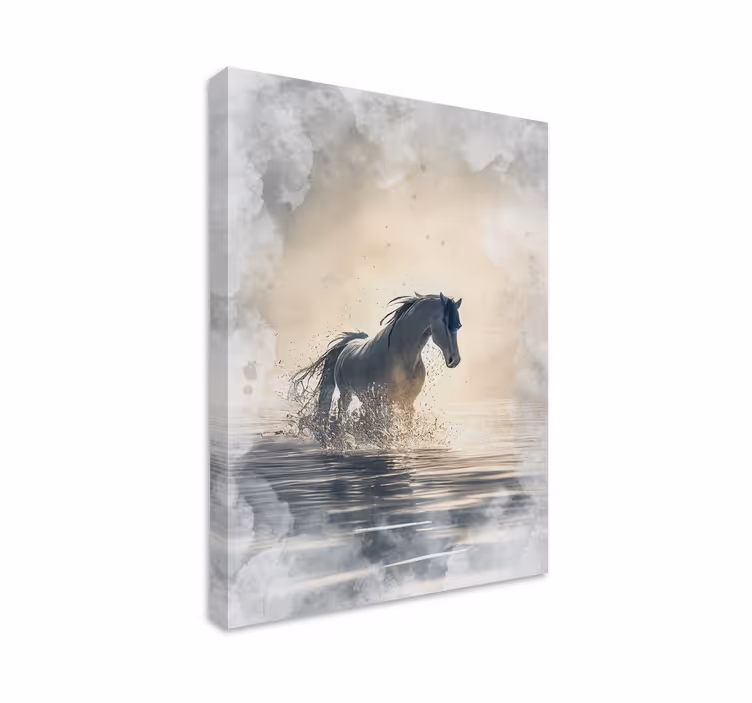 Quadro decorativo de cavalos puro cavalo selvagem - TenStickers