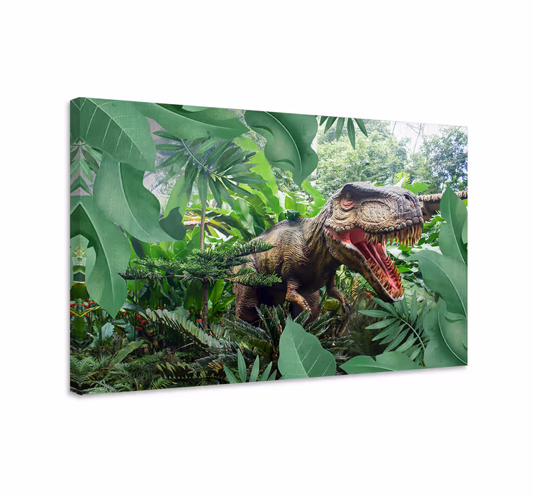 Quadro de dinossauro t rex para criança - TenStickers
