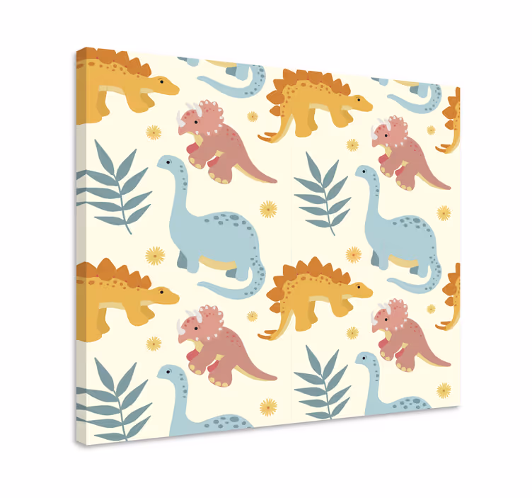 Quadro de dinossauro em estilo minimalista - TenStickers