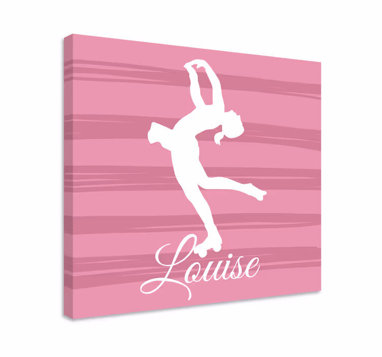 Quadro bailarina silhueta de bailarina - TenStickers