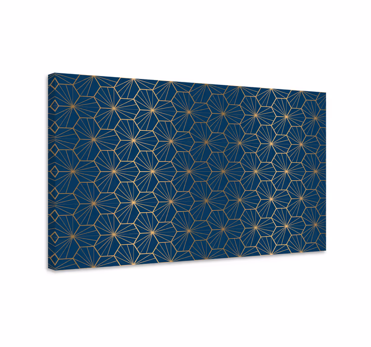 Quadro moderno Padrão geométrico elegante - TenStickers