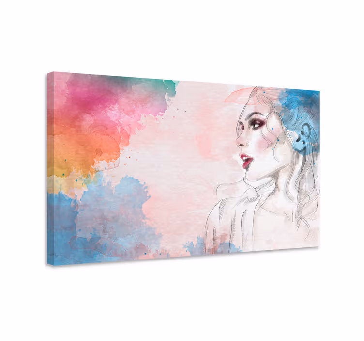 Quadro de arte Figura de mulher - TenStickers
