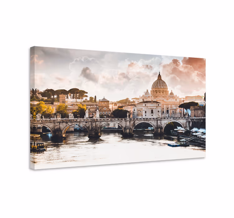 Quadro A cidade do vaticano no coração de roma - TenStickers