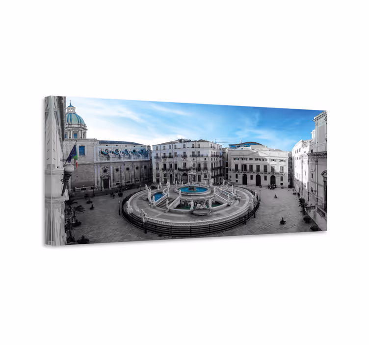 Quartos de cidades Piazza pretoria em palermo - TenStickers