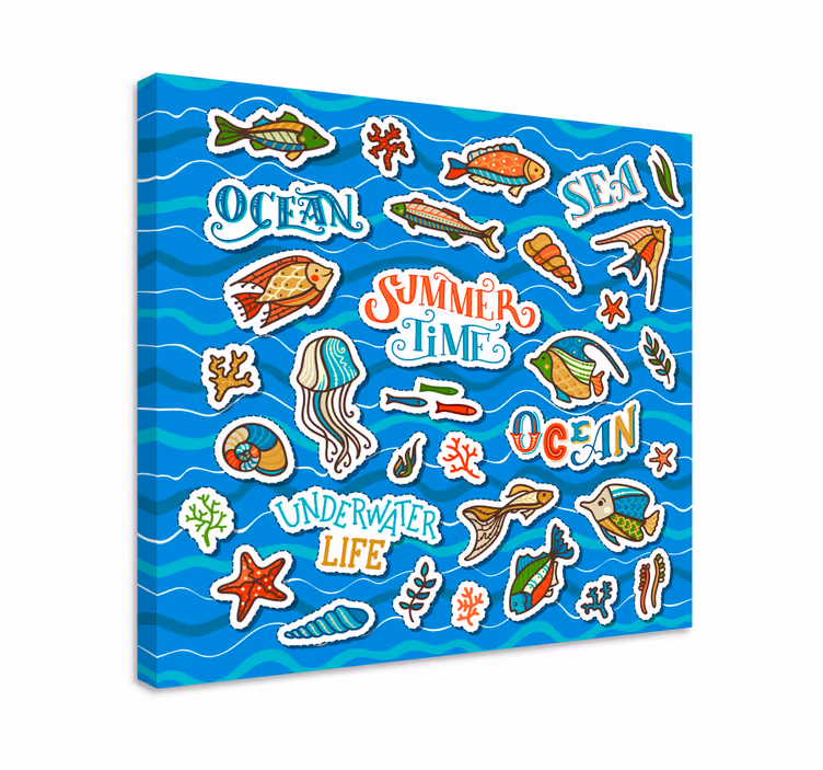 Quadro náutico aventura oceânica - TenStickers