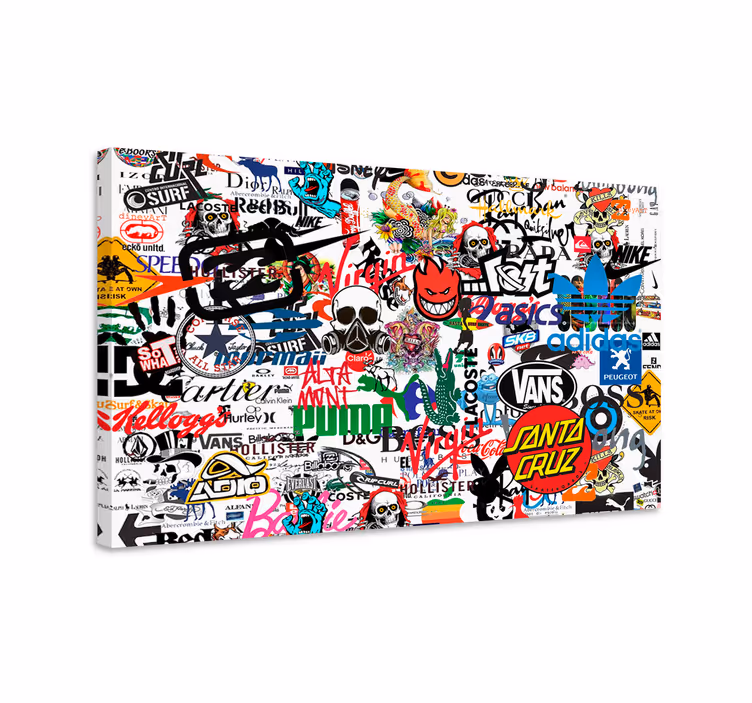Quadro moderno Logo famoso - TenStickers