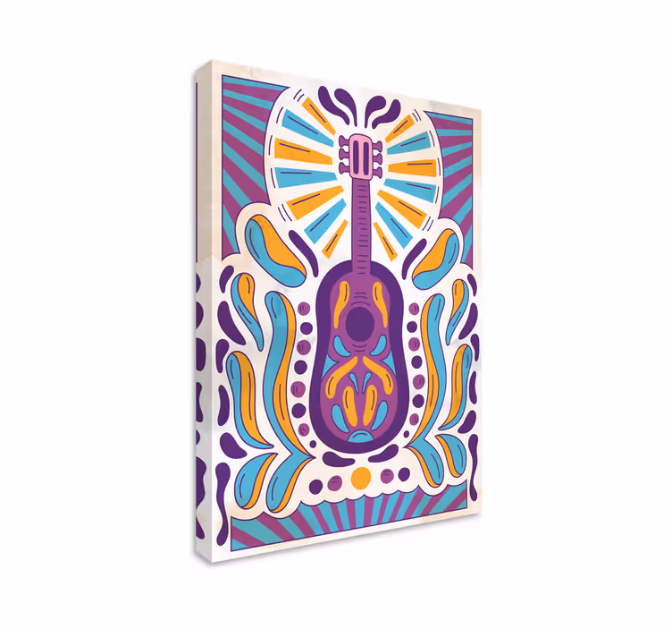 Quadro de música Motivos musicais - TenStickers