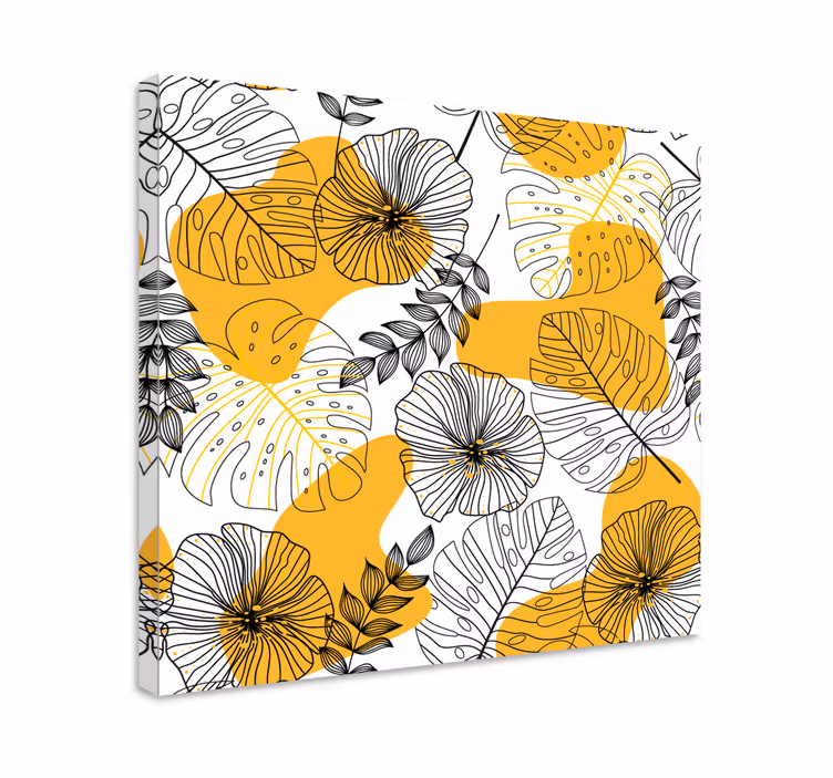 Quadro nórdico Estilo nórdico planta tropical - TenStickers