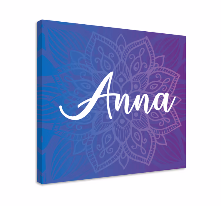 Quadro com mandala Mandala personalizada - TenStickers