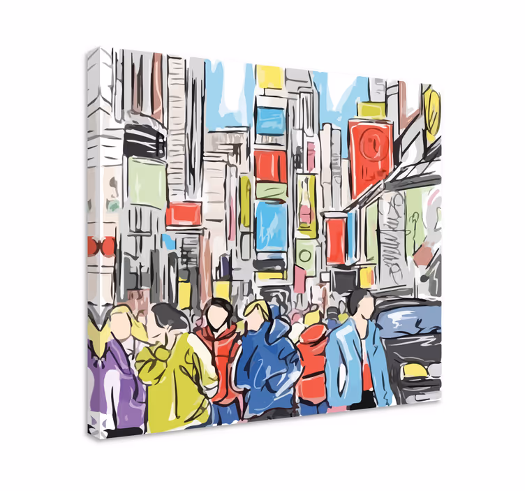 Quadros de pessoas Personas moderno de nueva york - TenStickers