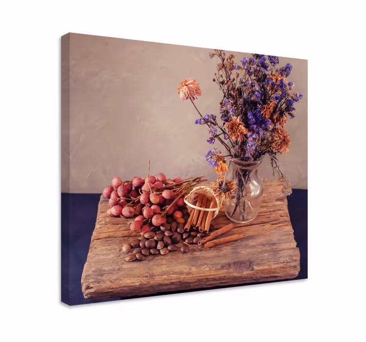 Quadro de vinícola Bodegones jarras con flores - TenStickers