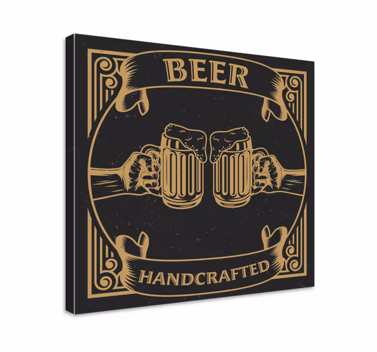 Quadro rústico Barros rusticos cerveza - TenStickers