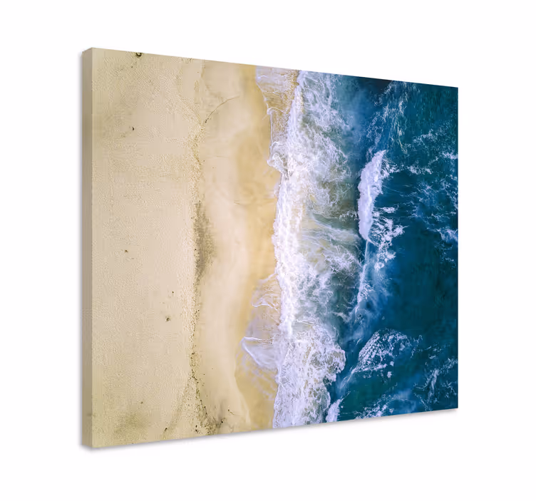 Quadro náutico serenidade da onda do oceano - TenStickers