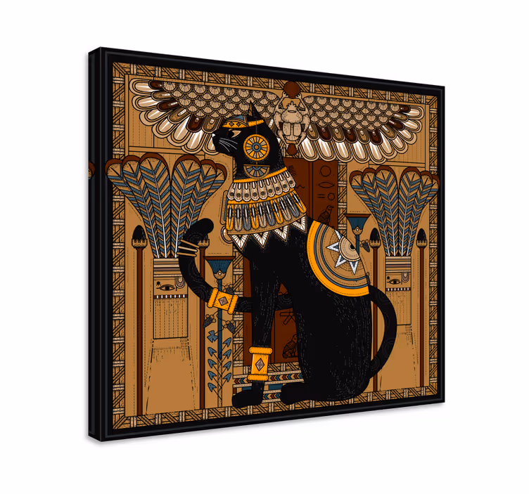 Quadro de gatos Gato egípcio - TenStickers
