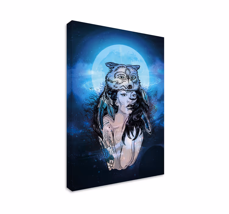 Quadro de personagens retrato de mulher mística - TenStickers