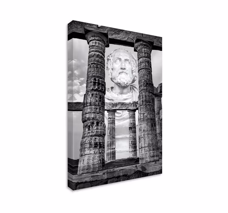 Quadro de cidade ruínas de esculturas antigas - TenStickers