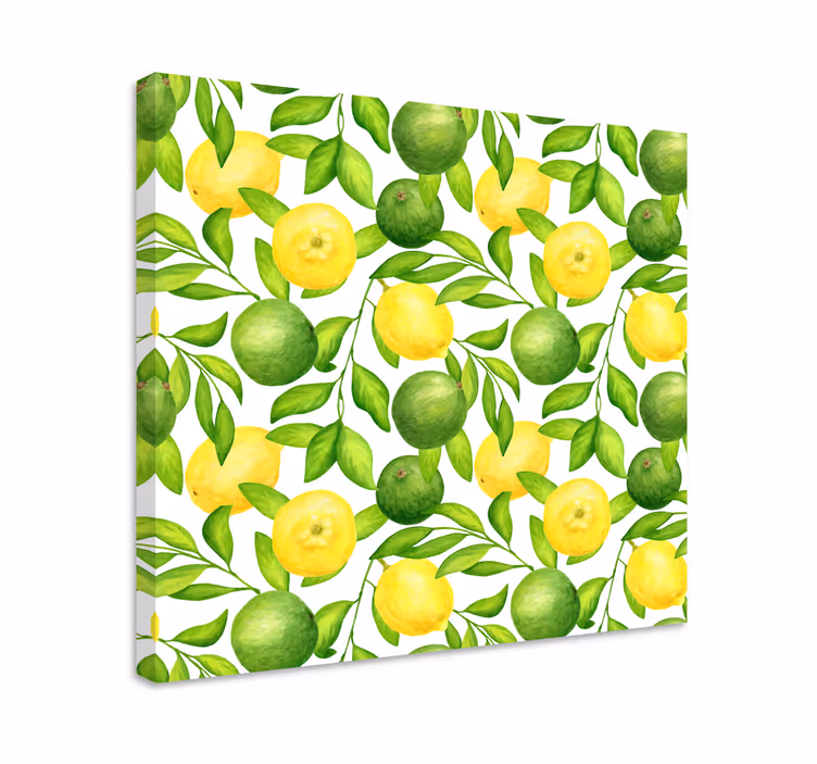 Quadro de vinícola Limões e limas - TenStickers