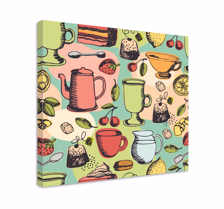 Quadro para cozinha Tema de comida - TenStickers