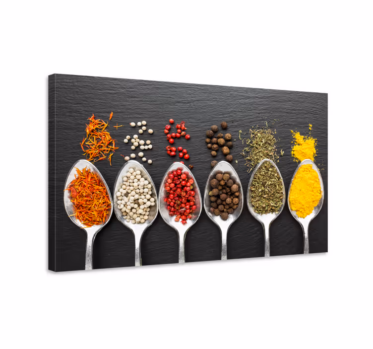 Quadro para cozinha Espécies - TenStickers