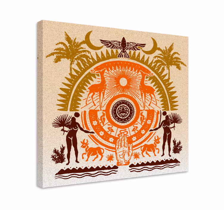 Quadro buda em cena espiritual da natureza - TenStickers
