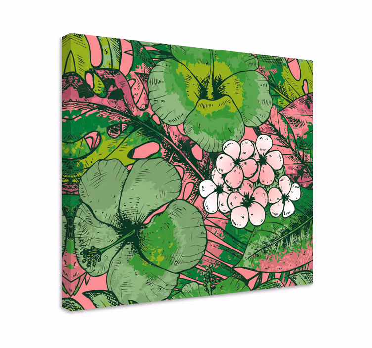 Quadro de flores arranjo floral botânico - TenStickers