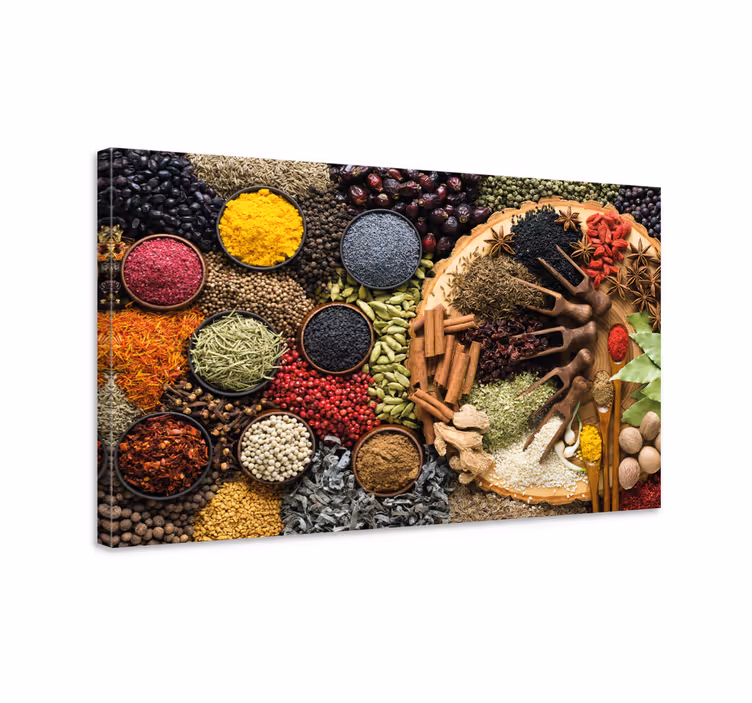 Quadro para restaurante Especiarias de cor - TenStickers