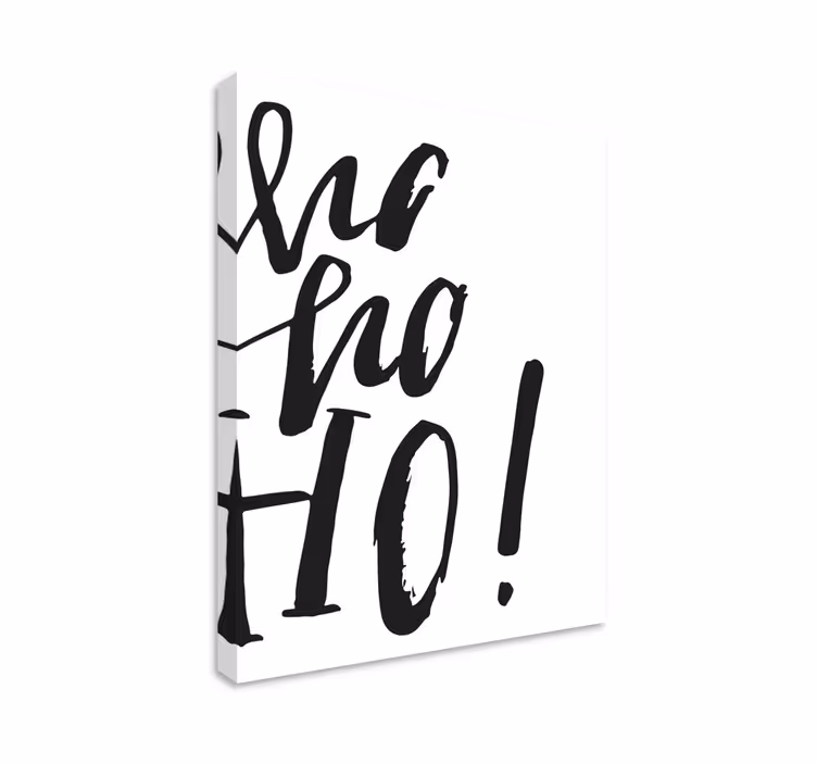 Quadro com letras para exibir frases festivas - TenStickers