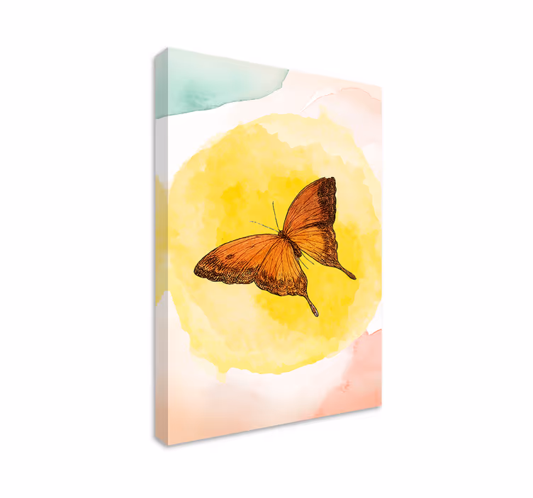 Quadro de borboletas com design elegante de borboletas - TenStickers