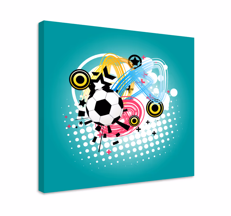Quadros de desportos ação da bola de futebol - TenStickers