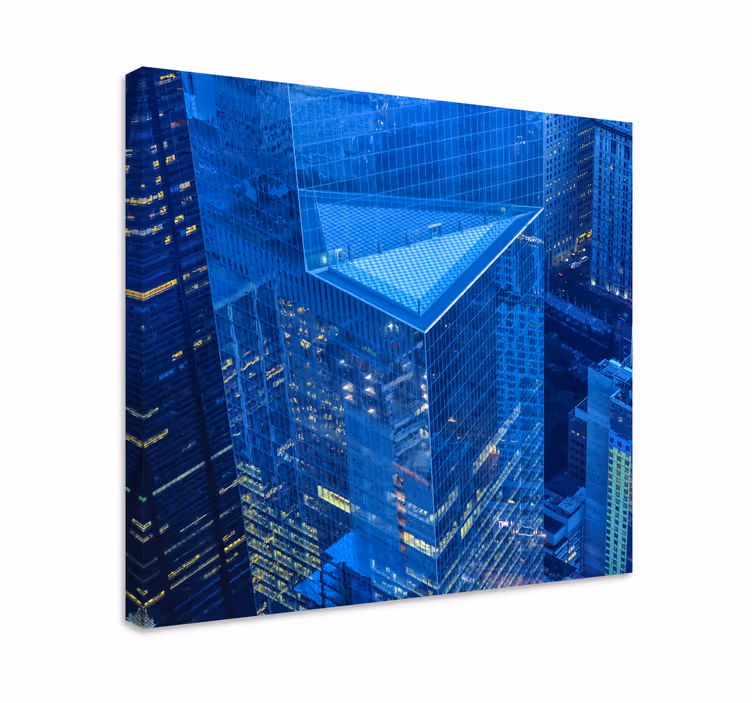 Quadro de cidade arquitetura urbana moderna - TenStickers
