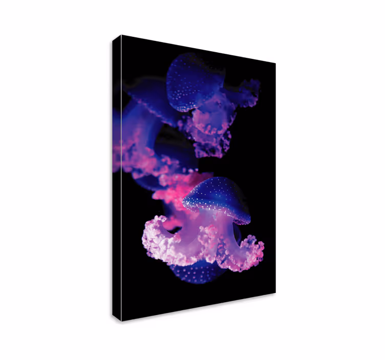 Quadro moderno água-viva roxa - TenStickers