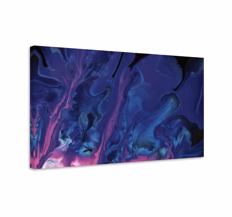 Quadro moderno Gradiente roxo e azul - TenStickers