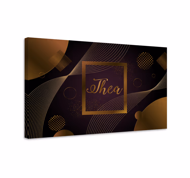 Quadro de flores design de círculo elegante - TenStickers