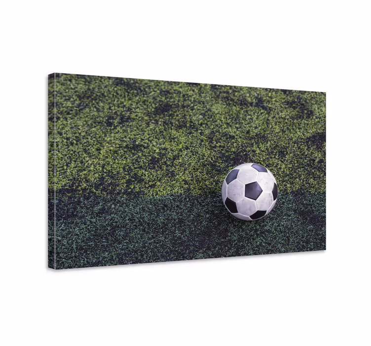 Quadros de desportos bola de futebol na grama - TenStickers