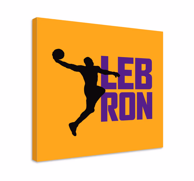 Quadros de desportos jogador de basquete dinâmico - TenStickers