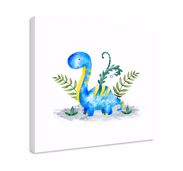 Quadro de dinossauro Pescoço longo de dinossauro - TenStickers