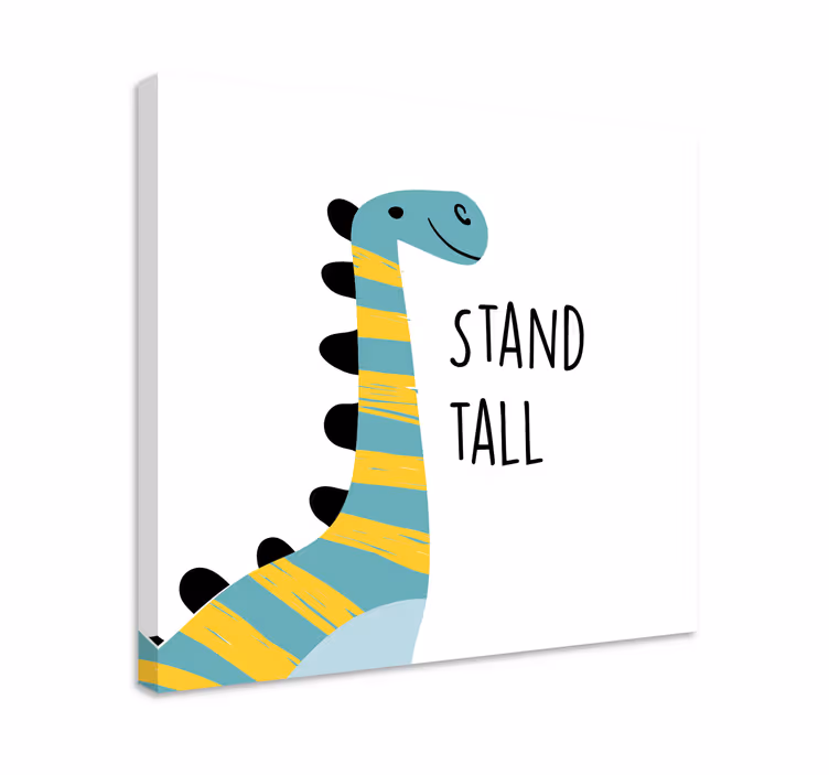 Quadro de dinossauro feliz - TenStickers