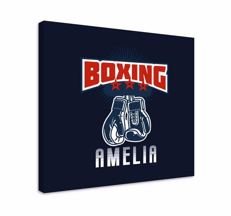Quadros de desportos emblema de luvas de boxe - TenStickers