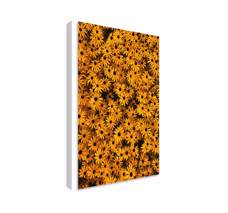 Quadro de flores flora amarela vibrante - TenStickers