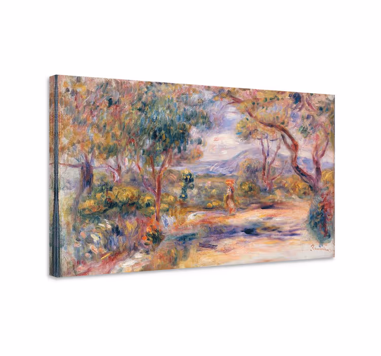 Quadro de paisagem caminho do jardim ensolarado - TenStickers
