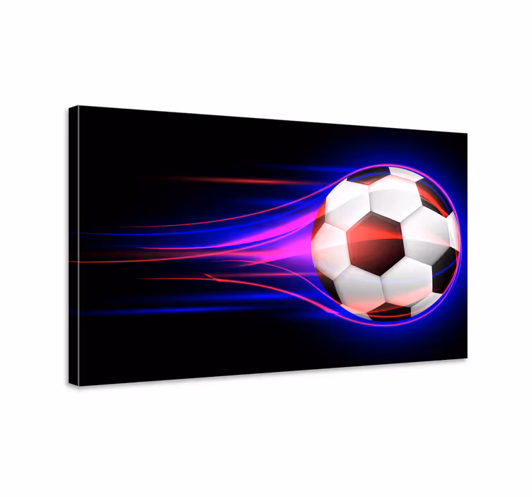 Quadros de desportos movimento dinâmico do futebol - TenStickers