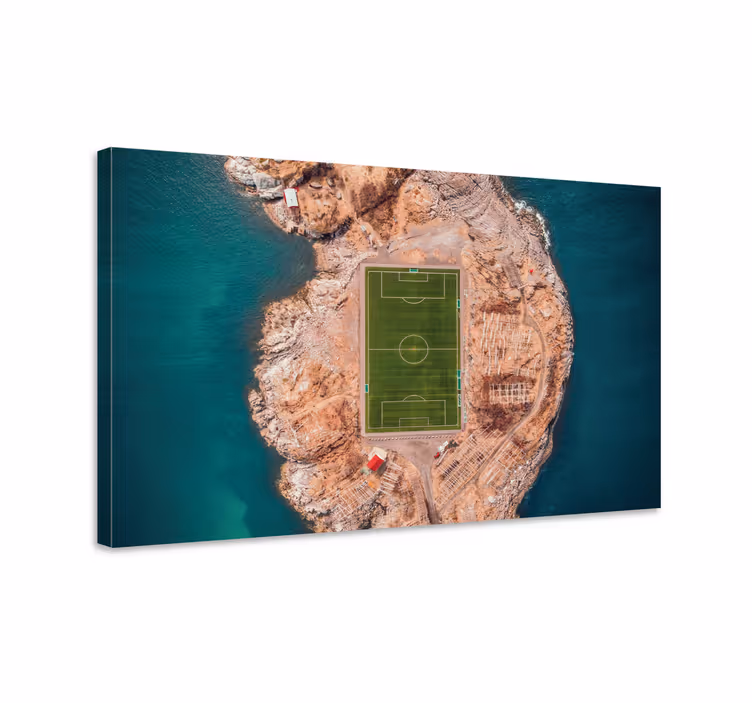 Quadros de desportos campo de futebol aéreo - TenStickers