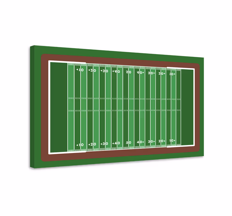Quadros de desportos layout de campo de futebol - TenStickers