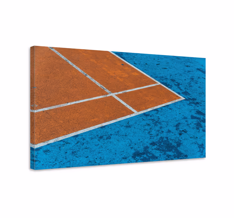 Quadros de desportos linhas de quadra de tênis - TenStickers