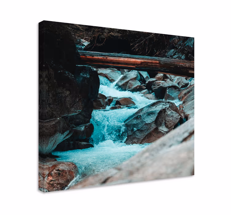 Quadro de paisage fluxo de rio caudaloso - TenStickers