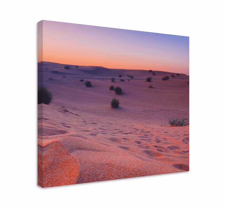 Quadro de paisagem serenidade nas dunas do deserto - TenStickers