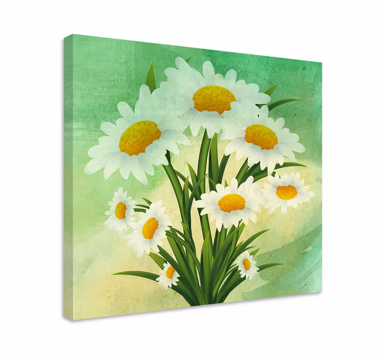 Quadro de flores buquê de margaridas - TenStickers
