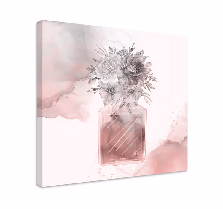 Quadro de flores produtorosa com - TenStickers