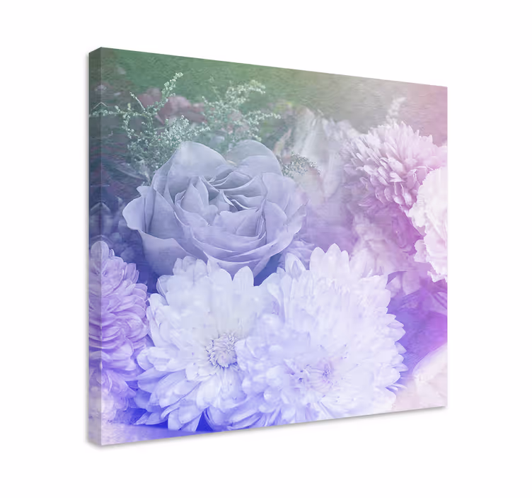 Quadro de flores arranjo floral suave - TenStickers